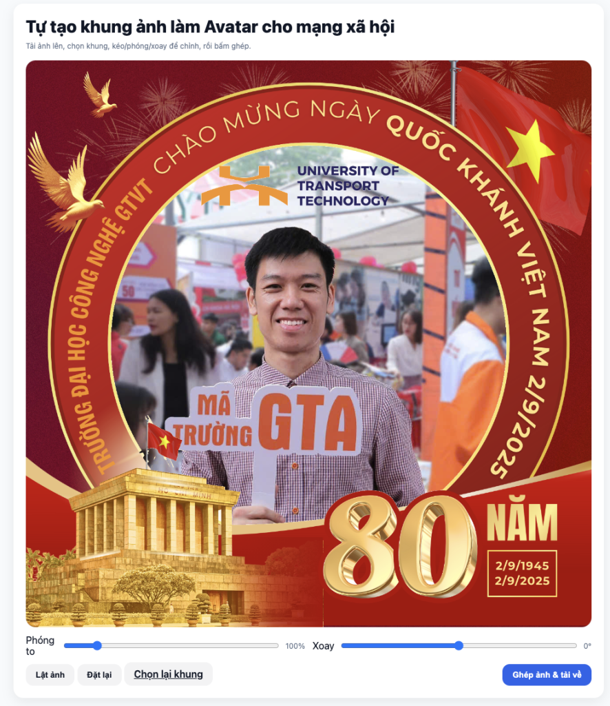 Điều chỉnh khung ảnh sao cho đẹp